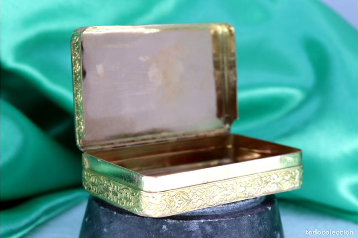 Joyeria: 60 gramos - Caja de rap&eacute;, en oro - Siglo XIX - Foto 6