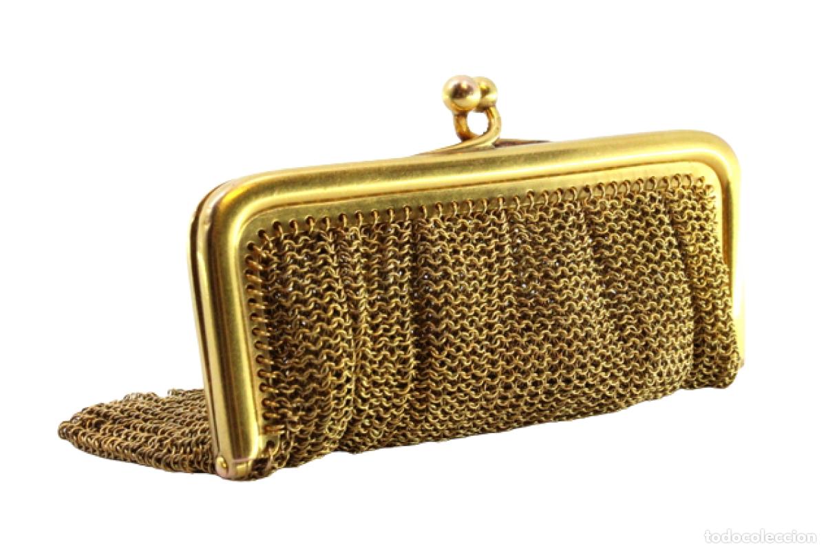 Joyeria: Monedero de oro de 18 quilates de 88 gramos