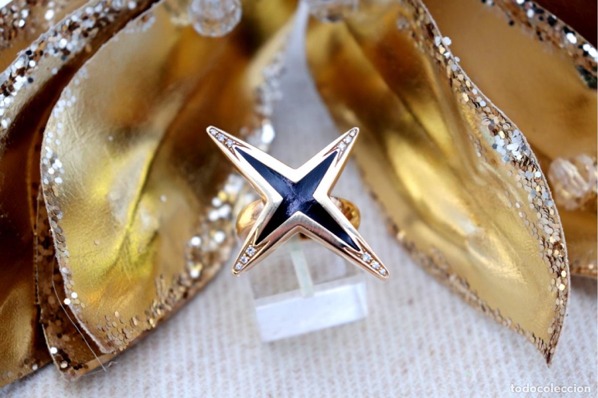 Joalharia: Anillo de oro de 18 quilates con diamantes