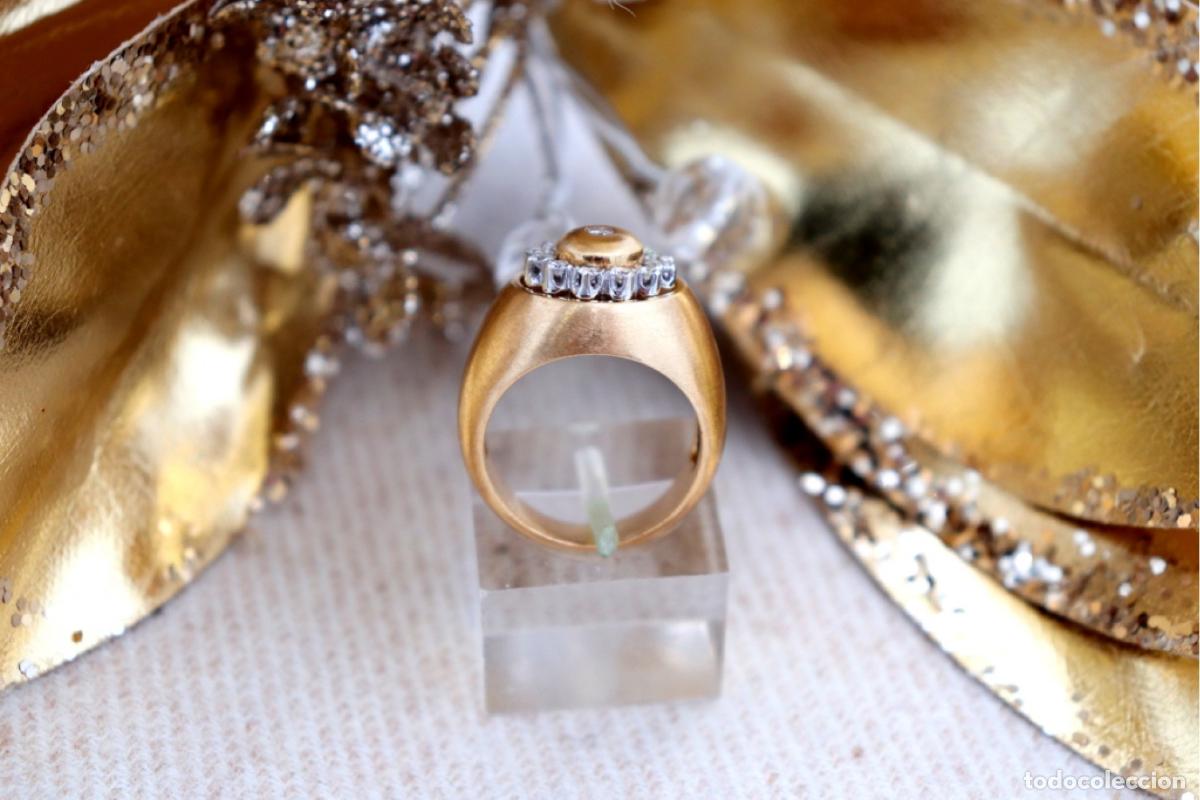 Joyeria: Anillo de oro de 19,2 quilates con diamantes - Foto 4