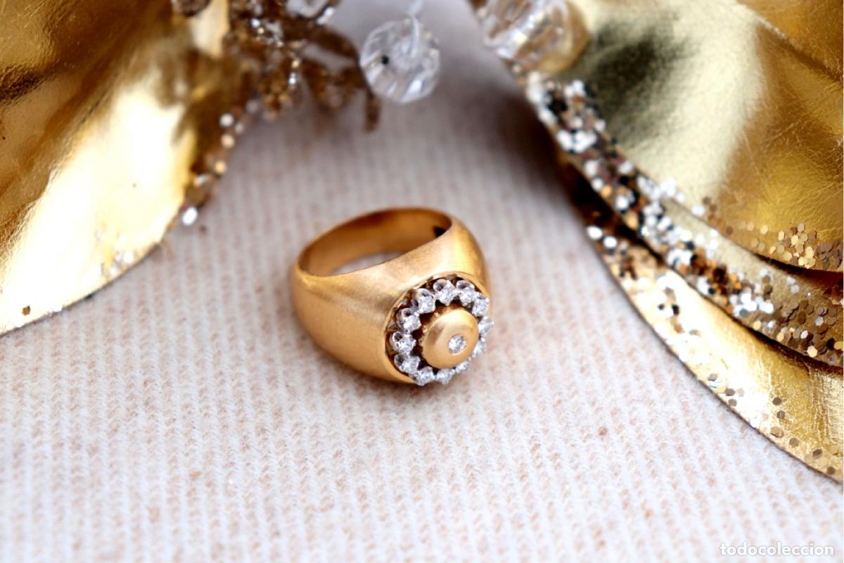 Joyeria: Anillo de oro de 19,2 quilates con diamantes - Foto 5