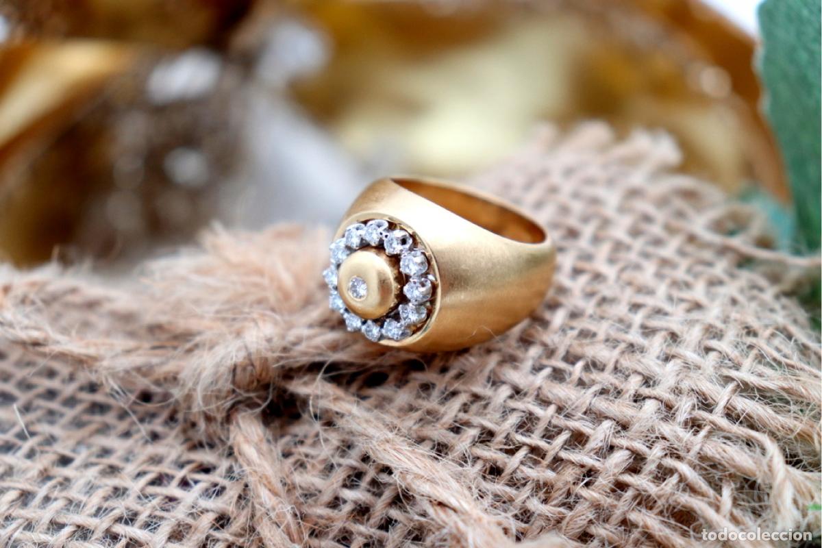 Joyeria: Anillo de oro de 19,2 quilates con diamantes - Foto 6