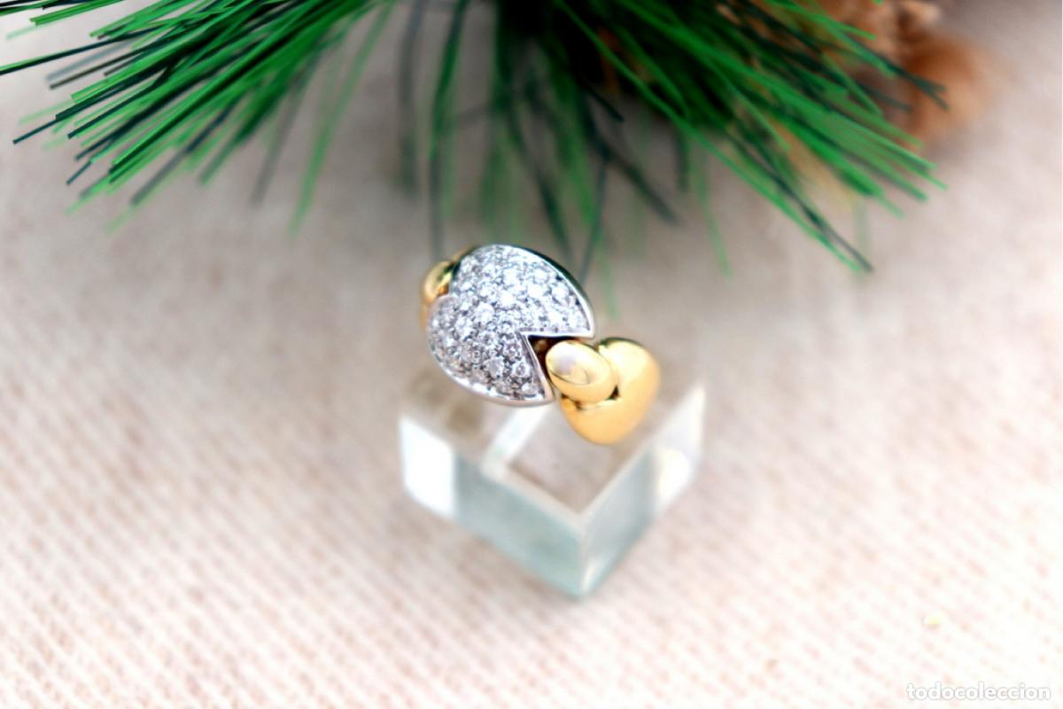 Joyeria: Anillo de oro de 19,2 quilates con diamantes - Foto 3