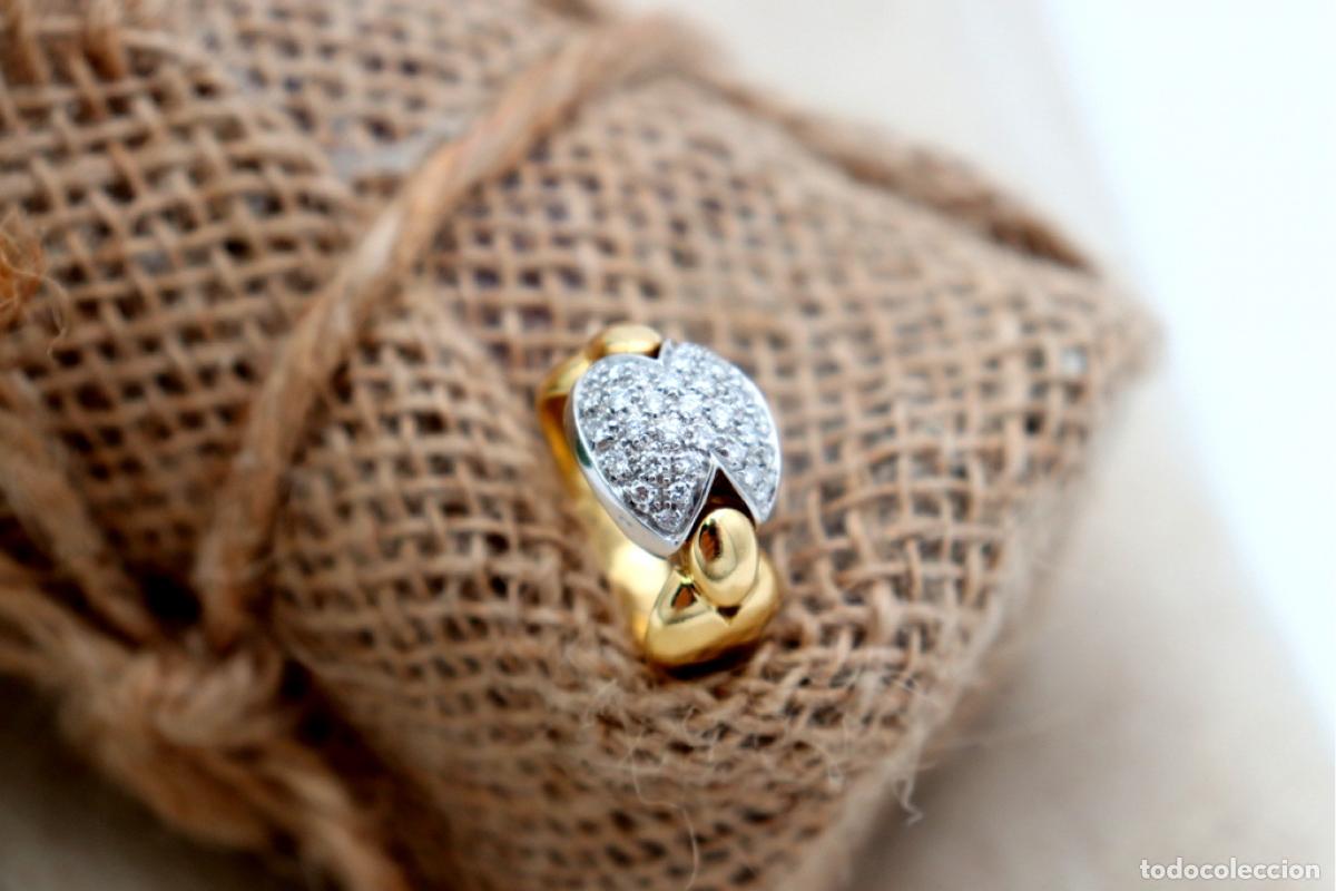 Joyeria: Anillo de oro de 19,2 quilates con diamantes - Foto 6