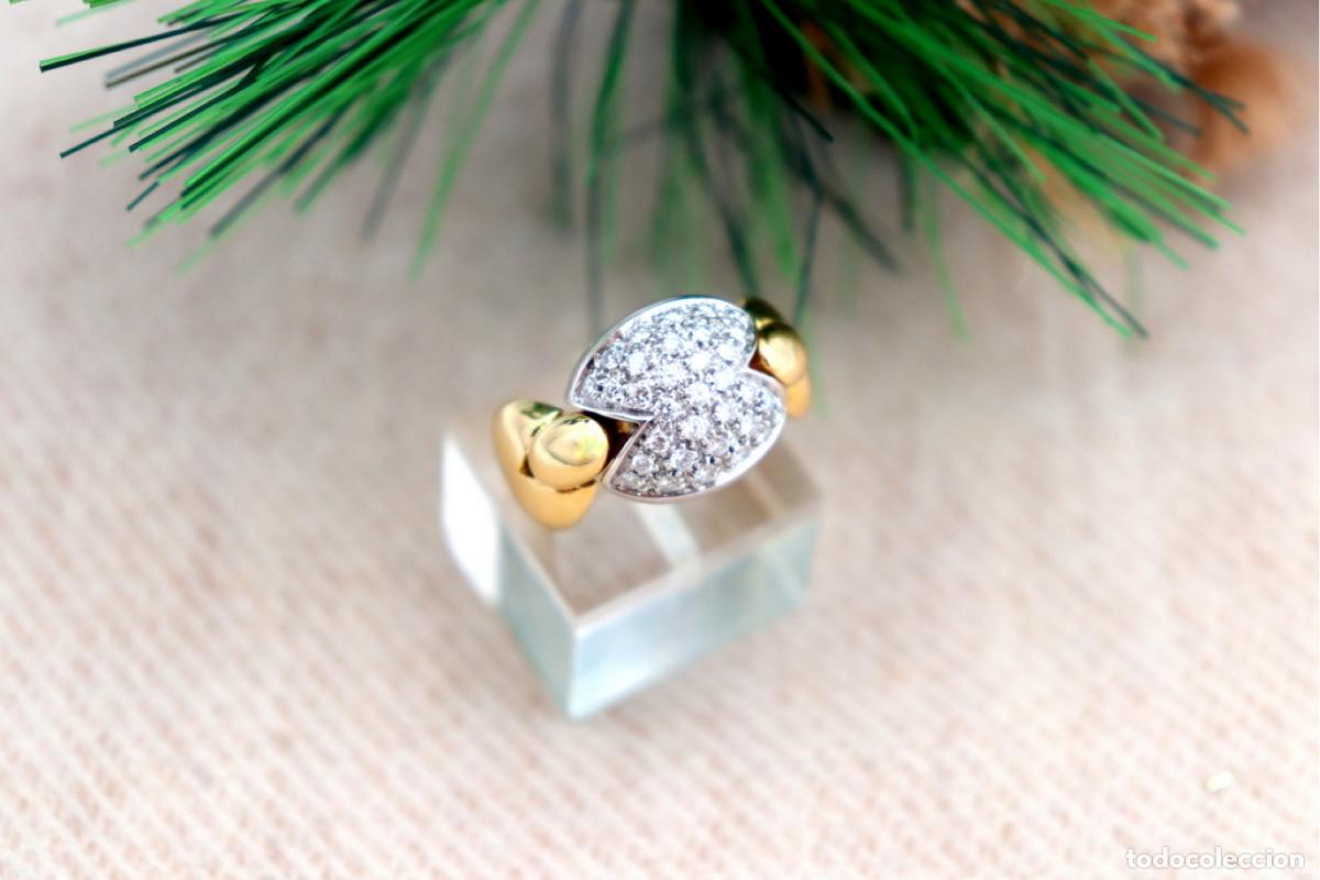 Joyeria: Anillo de oro de 19,2 quilates con diamantes