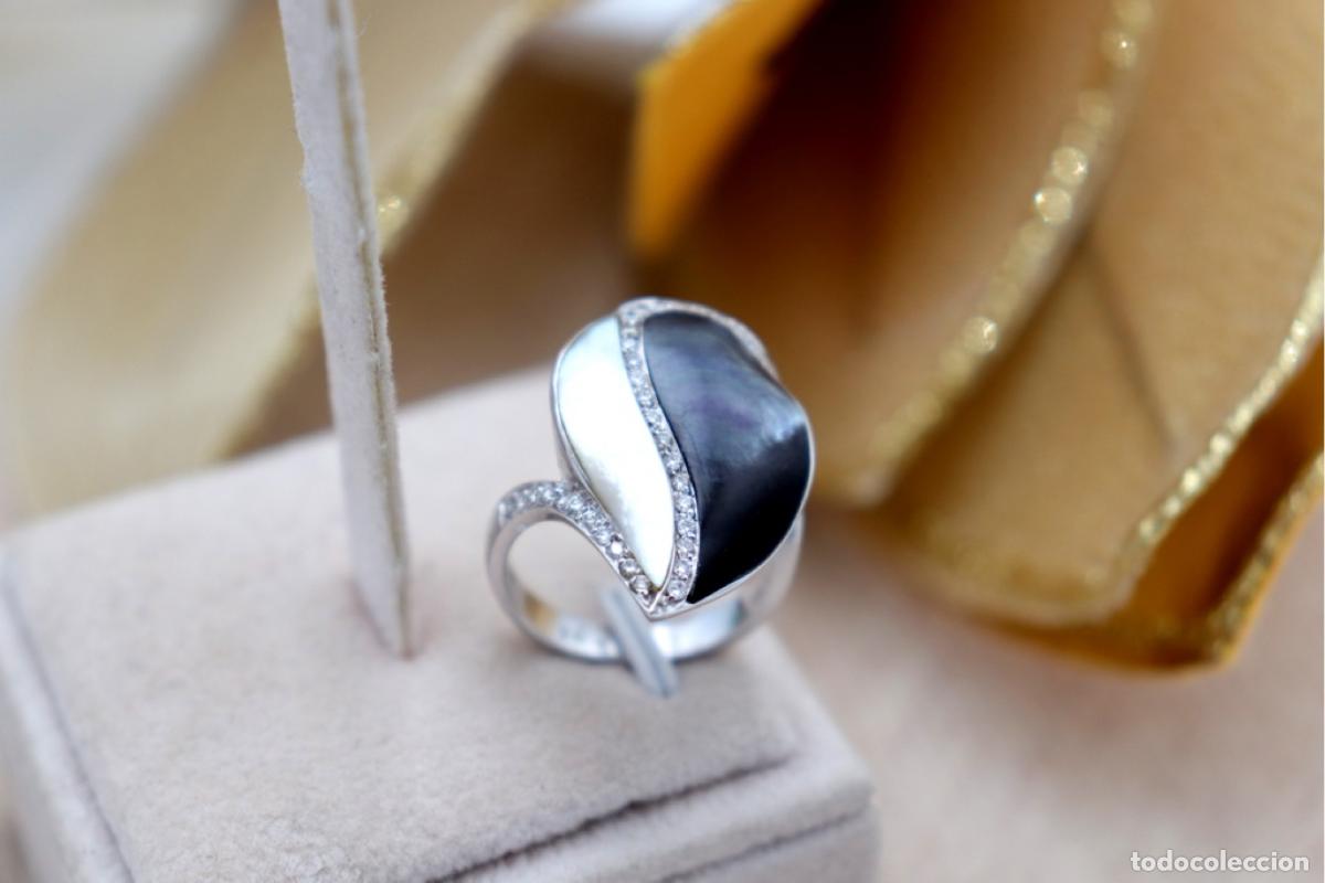 Joyeria: Anillo de oro de 18 quilates con diamantes - Foto 3