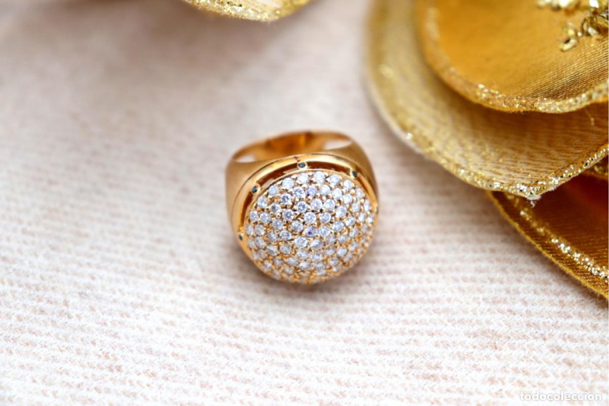 Joyeria: Anillo de oro de 19,2 quilates con diamantes - Foto 3