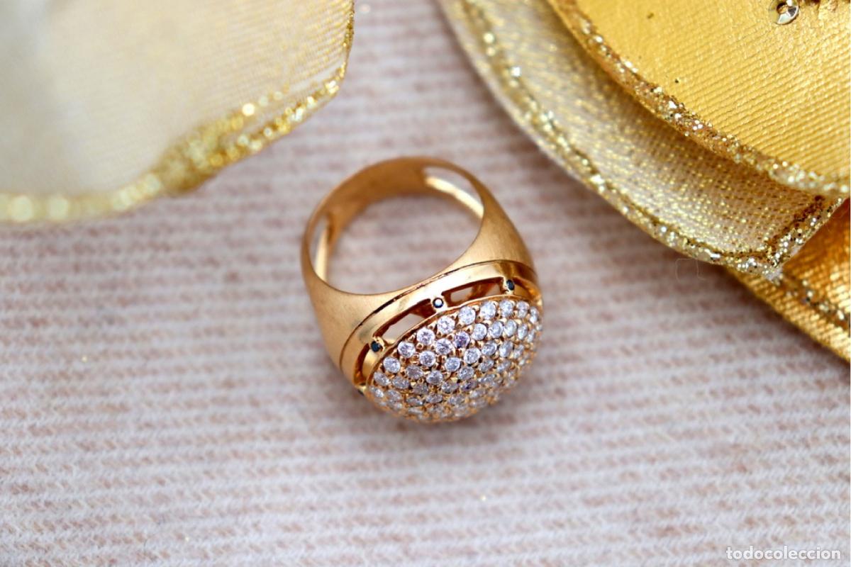 Joyeria: Anillo de oro de 19,2 quilates con diamantes - Foto 5