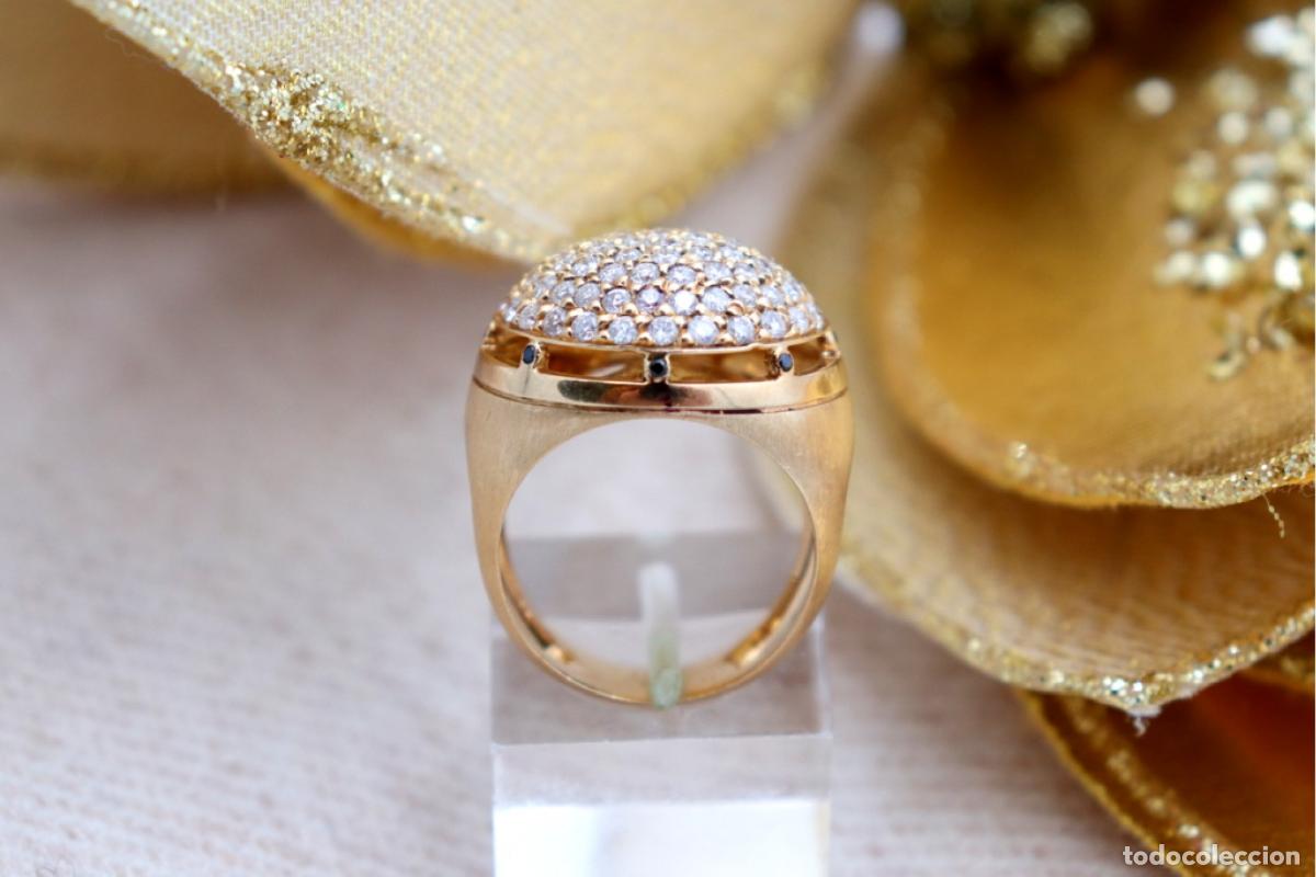Joyeria: Anillo de oro de 19,2 quilates con diamantes - Foto 6