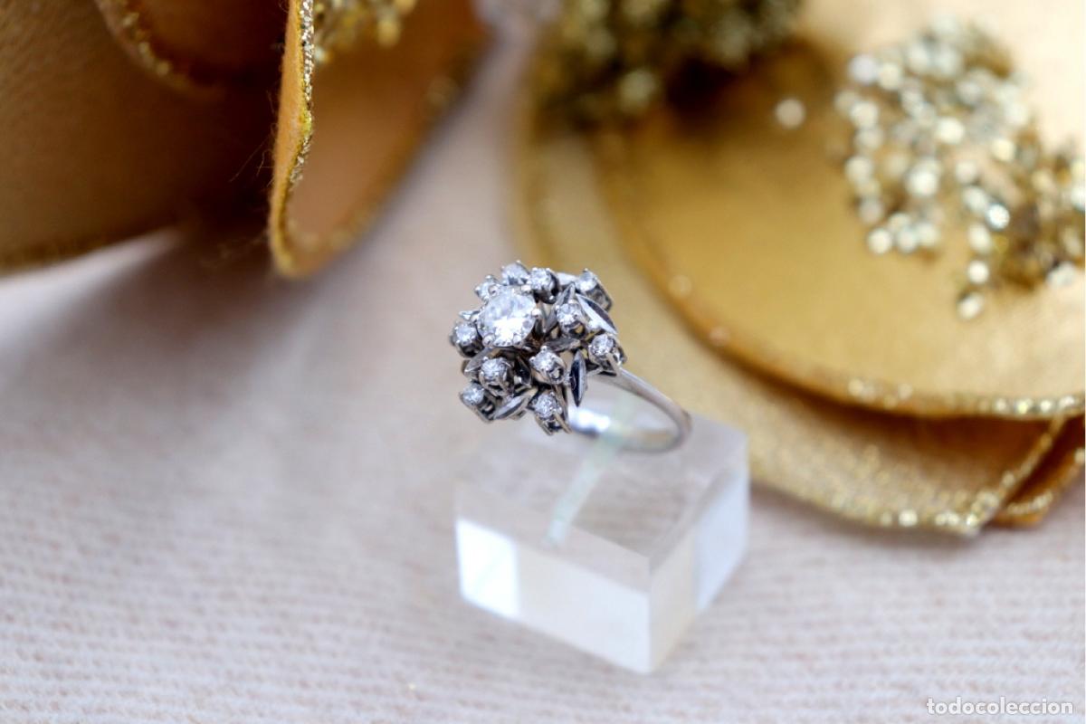 Joyeria: Anillo de oro de 18 quilates con diamantes - Foto 2