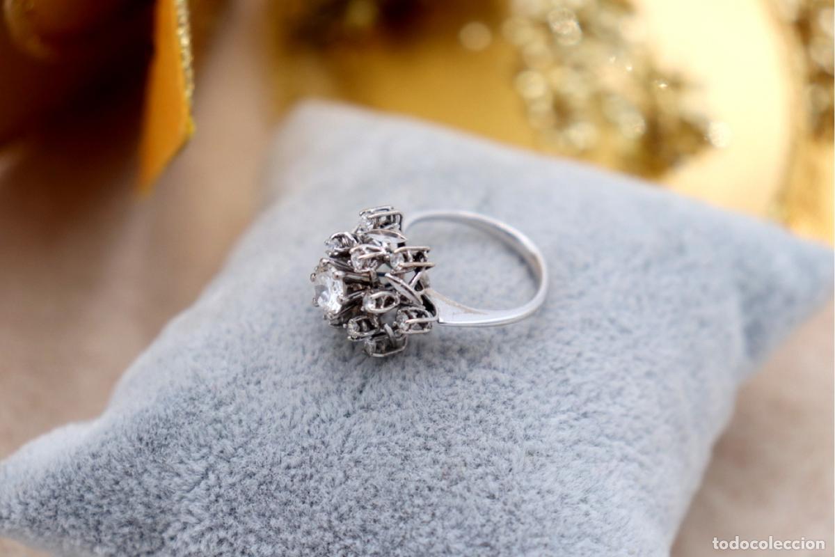 Joyeria: Anillo de oro de 18 quilates con diamantes - Foto 5