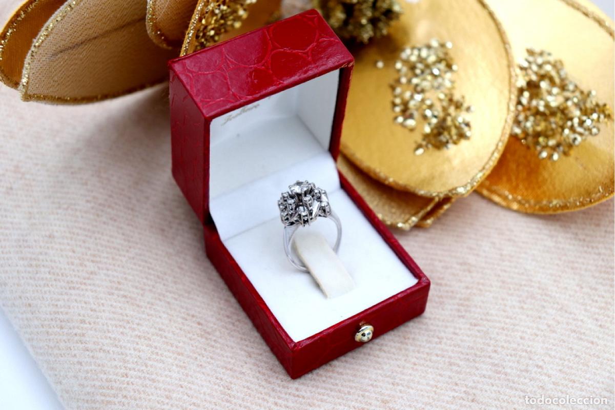 Joyeria: Anillo de oro de 18 quilates con diamantes - Foto 7