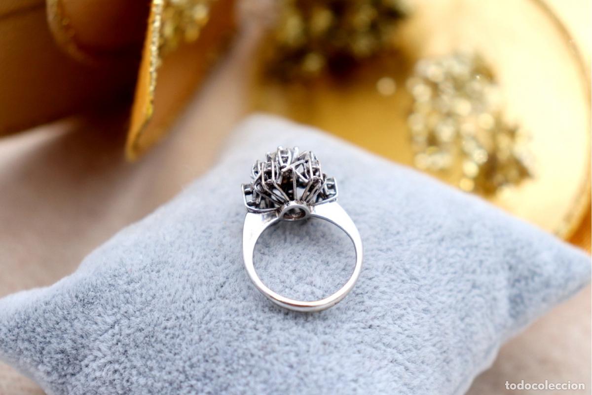 Joyeria: Anillo de oro de 18 quilates con diamantes - Foto 8