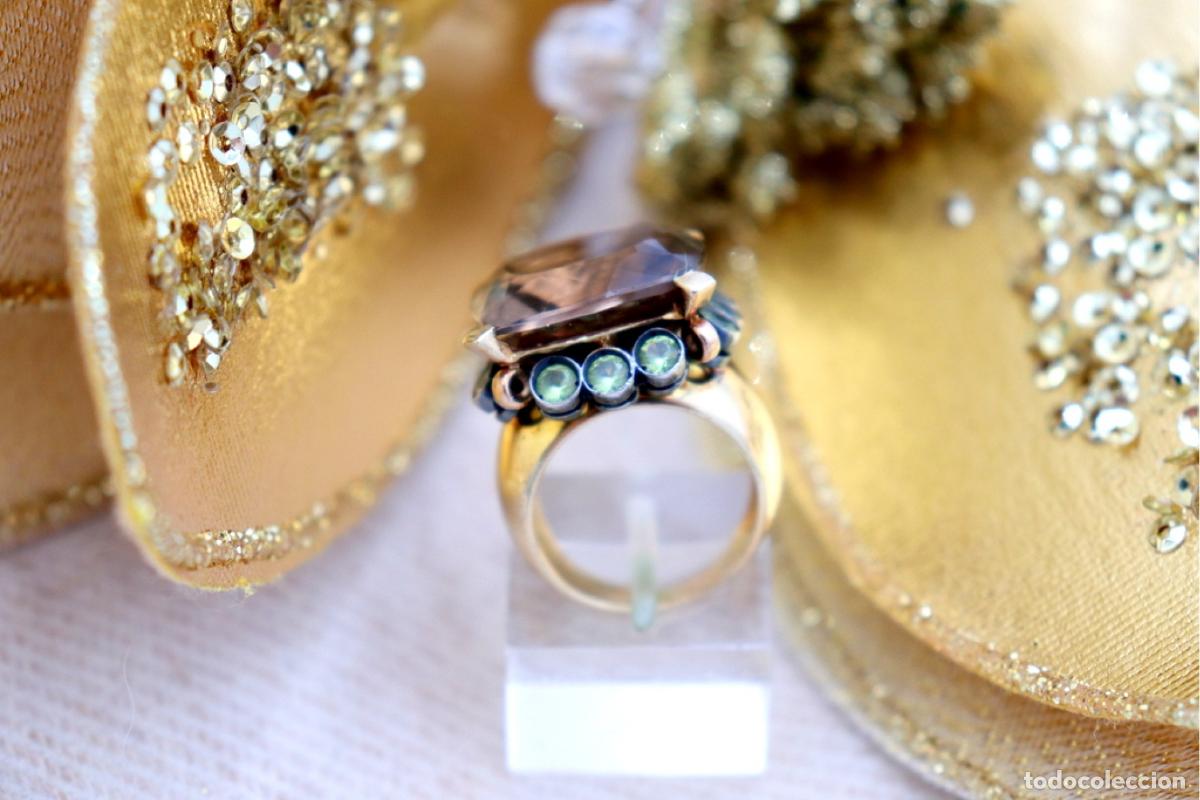 Joyeria: Anillo de oro de 19,2 quilates con citrino - Foto 3
