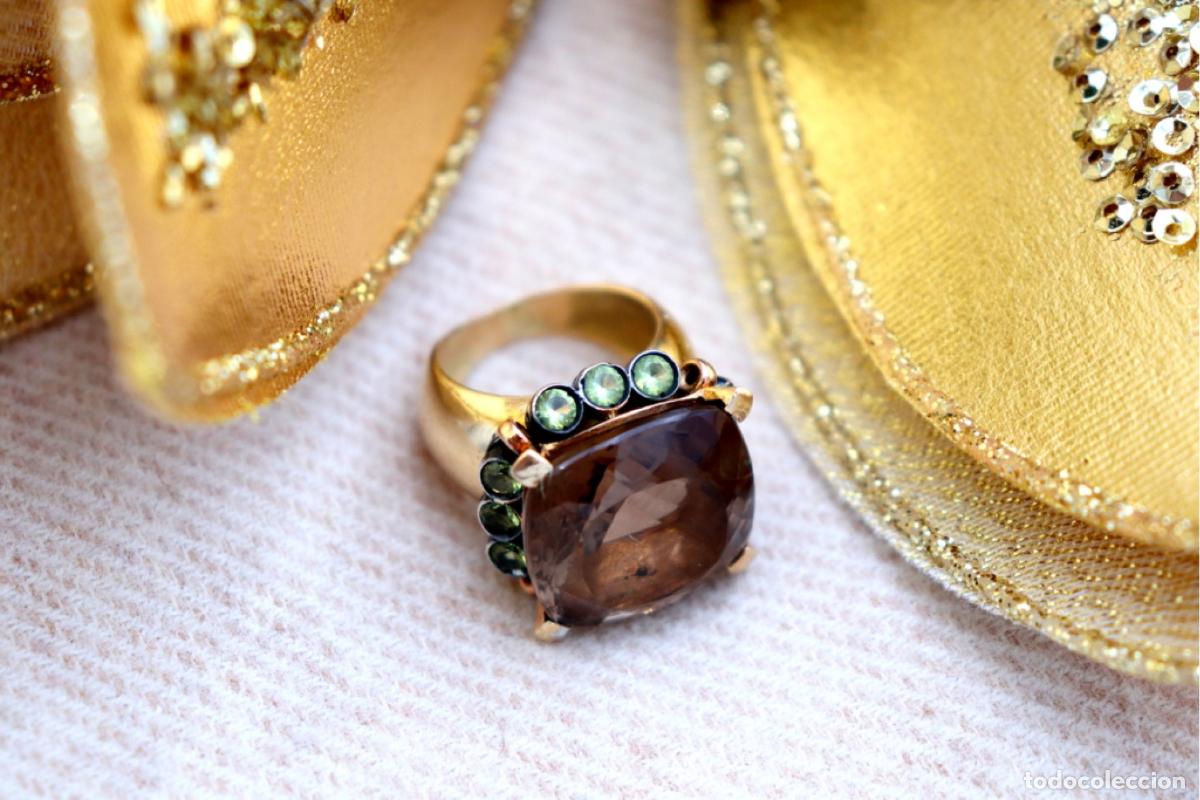 Joyeria: Anillo de oro de 19,2 quilates con citrino - Foto 5