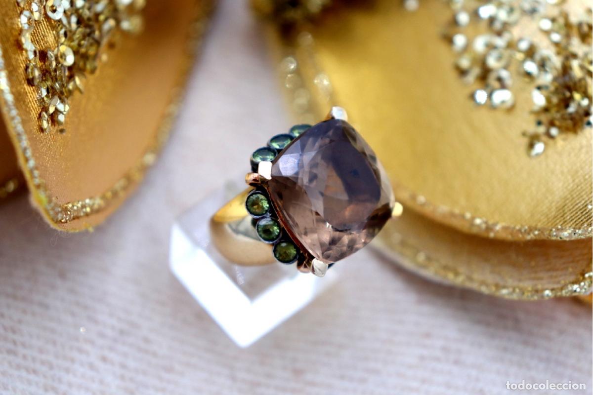 Joyeria: Anillo de oro de 19,2 quilates con citrino - Foto 8