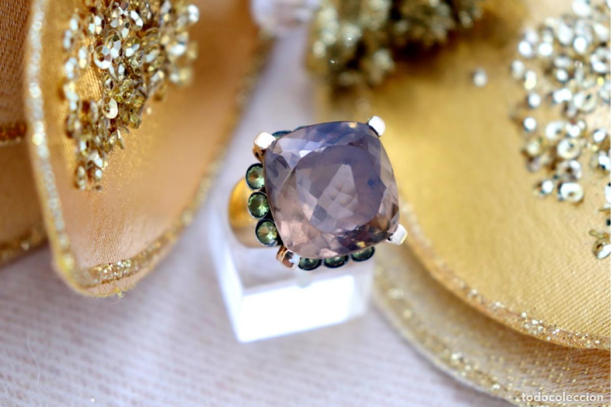 Joalharia: Anillo de oro de 19,2 quilates con citrino
