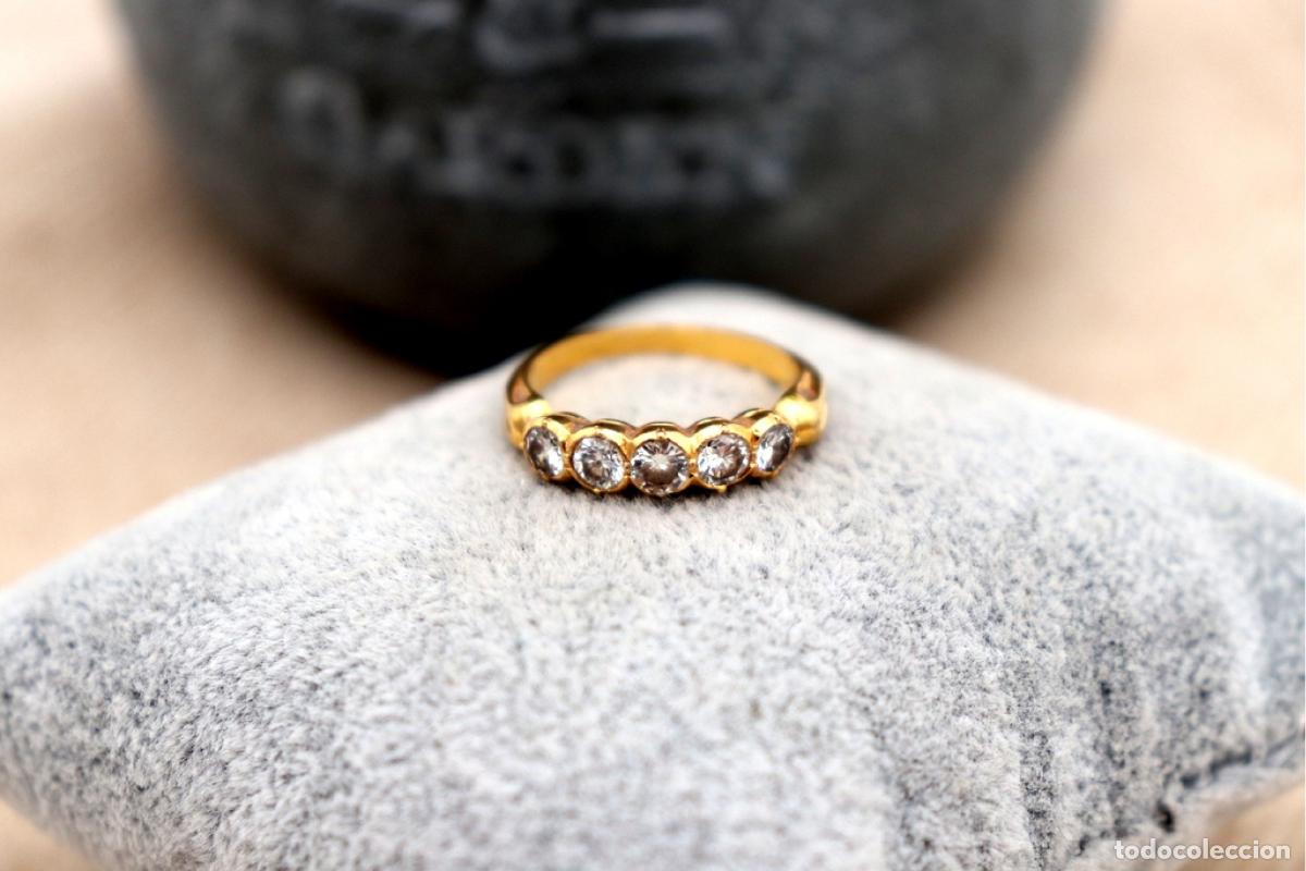 Joyeria: Anillo de oro de 19,2 quilates con diamantes - Foto 7
