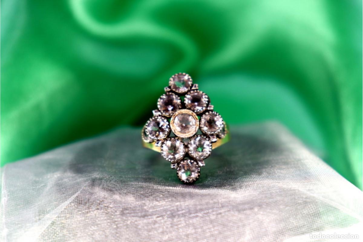 Joyeria: Anillo en oro y plata de 19,2K. - Foto 2