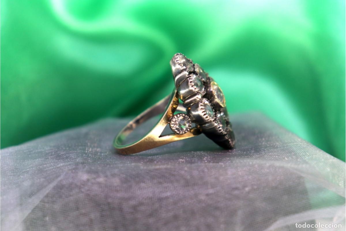 Joyeria: Anillo en oro y plata de 19,2K. - Foto 5