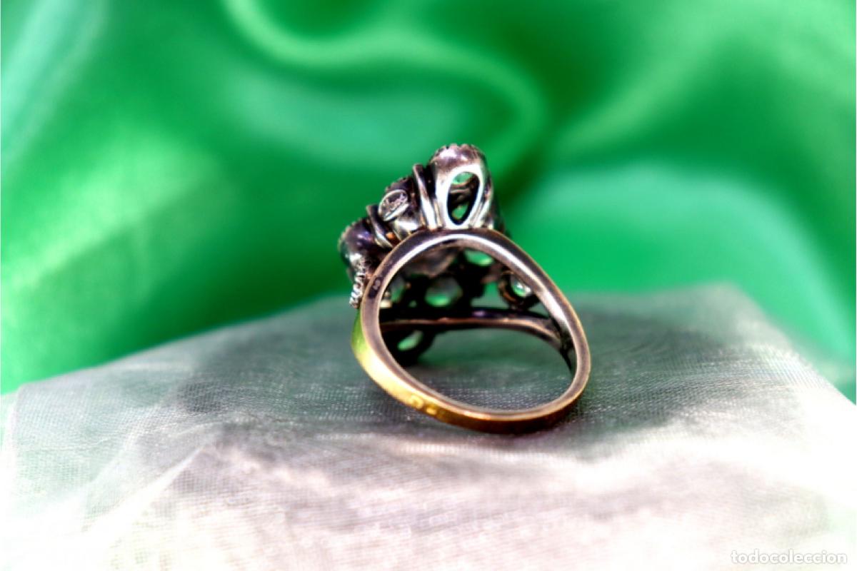 Joyeria: Anillo en oro y plata de 19,2K. - Foto 6