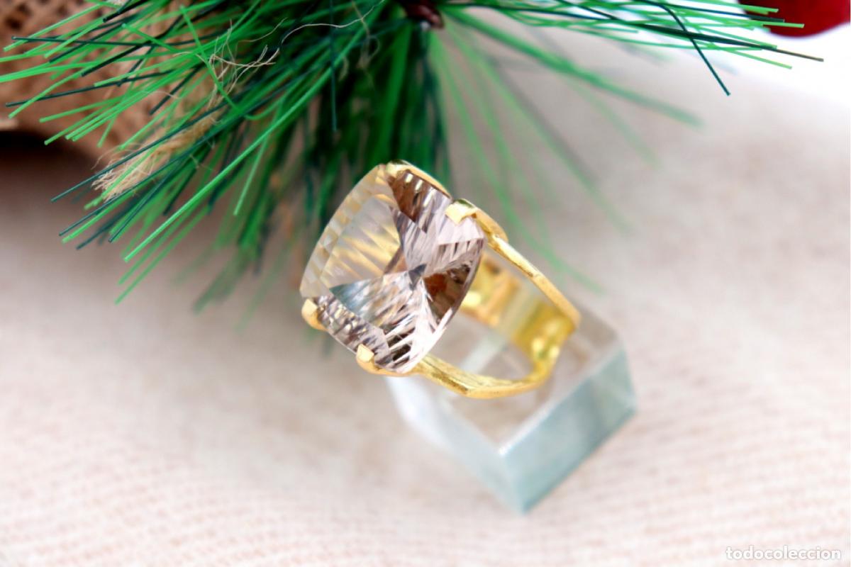 Joalharia: Anillo de oro de 19,2 quilates con citrino