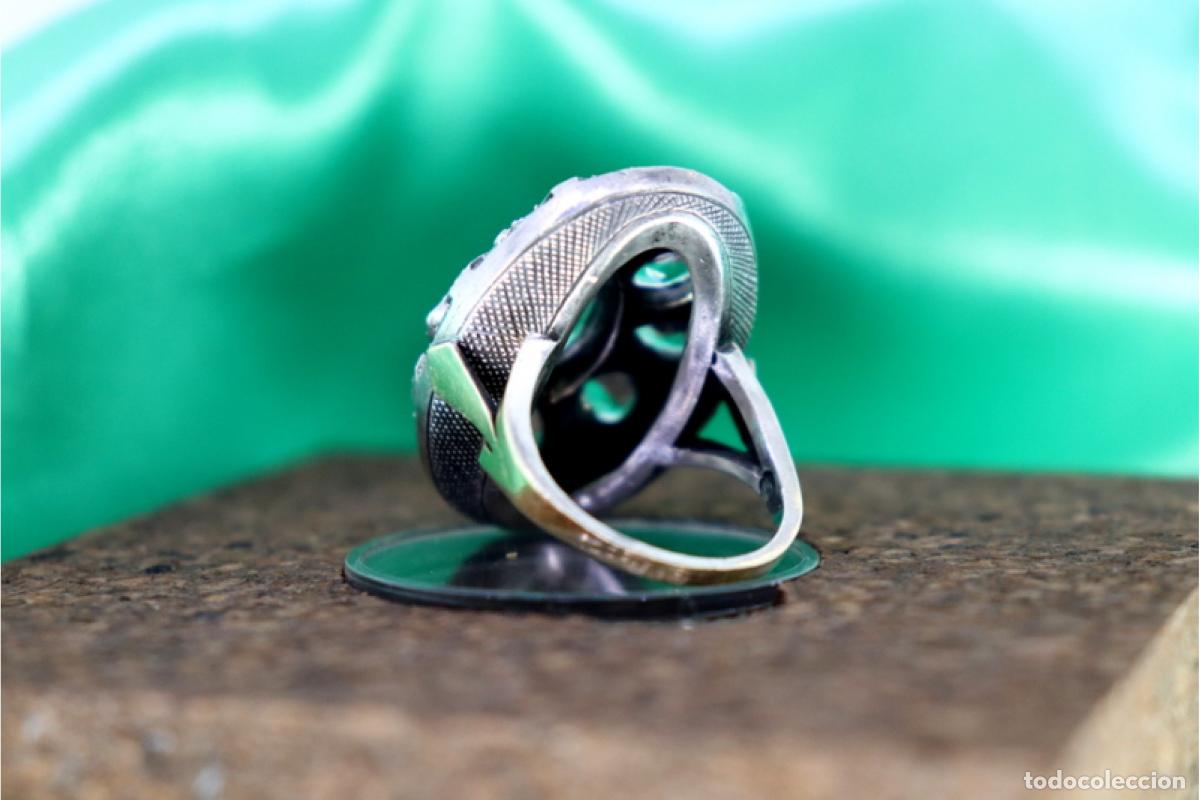 Joyeria: Anillo en oro y plata de 19,2K. - Foto 3