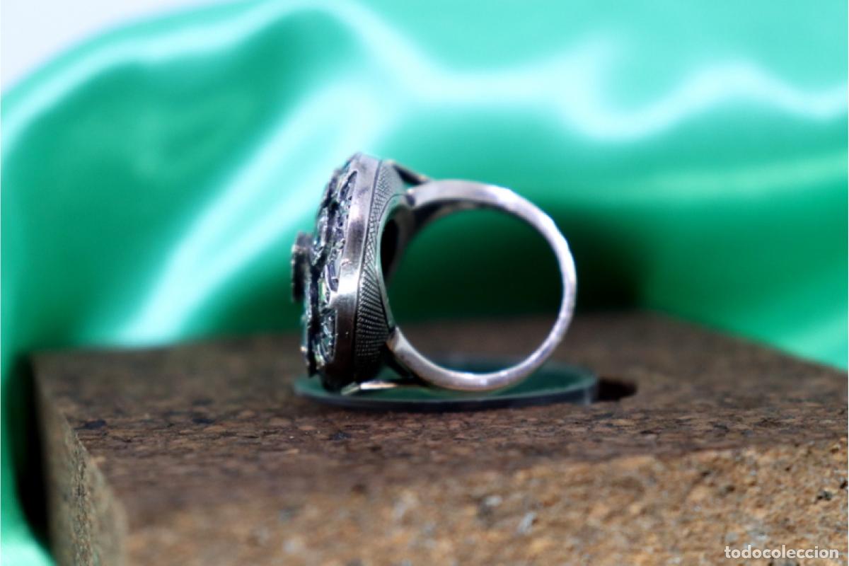 Joyeria: Anillo en oro y plata de 19,2K. - Foto 4