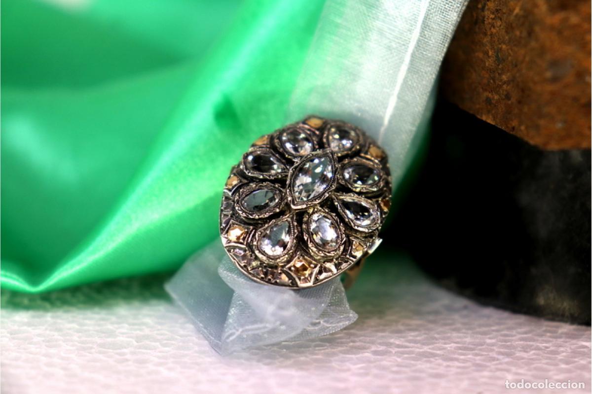 Joyeria: Anillo en oro y plata de 19,2K. - Foto 6
