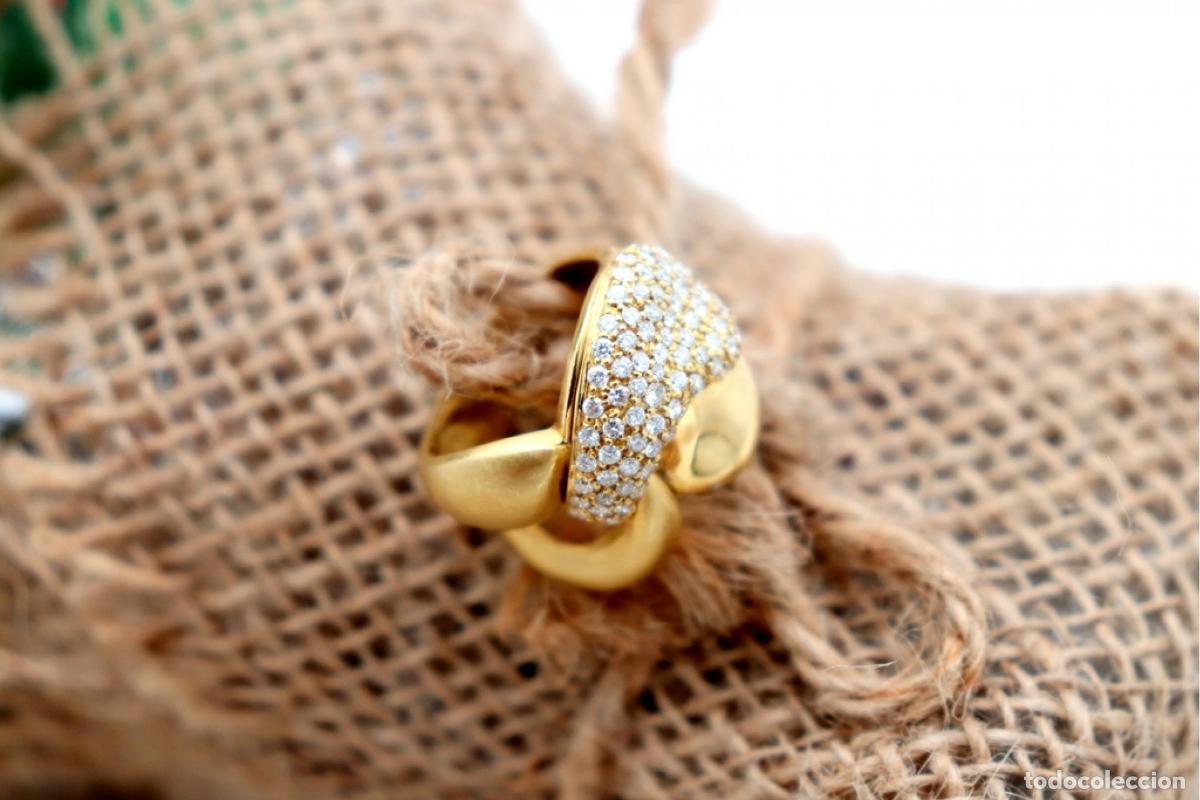 Joyeria: Anillo de oro de 19,2 quilates con diamantes - Foto 6