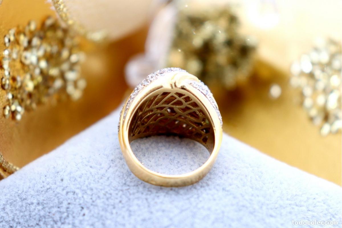 Joyeria: Anillo de oro de 19,2 quilates con diamantes - Foto 2