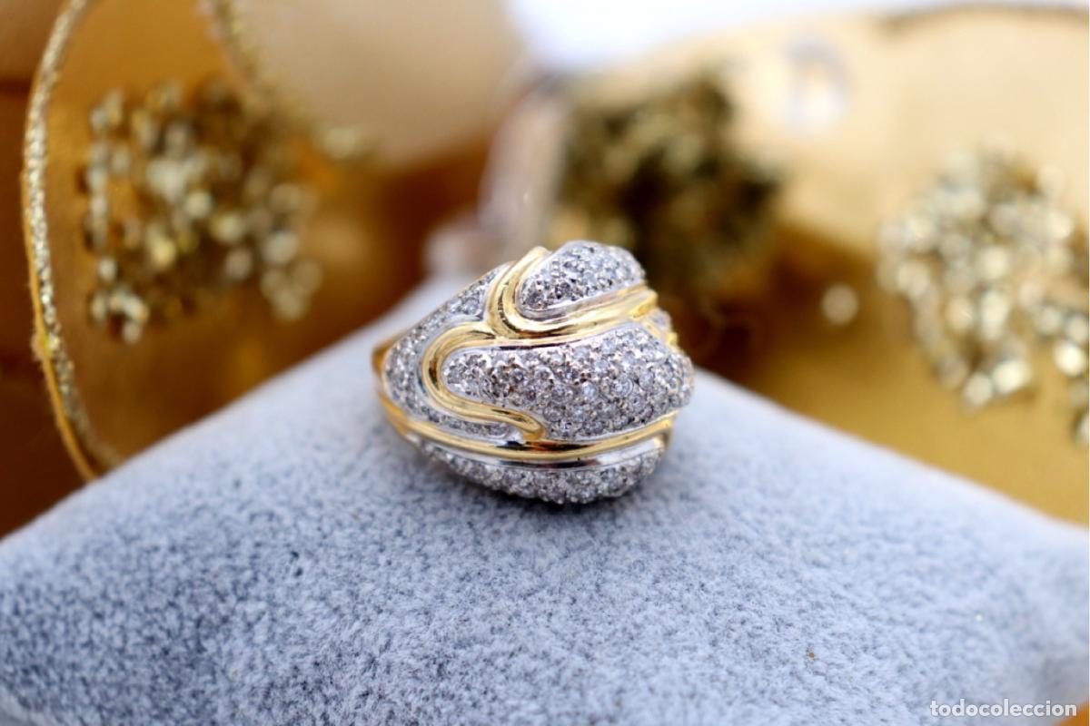 Joyeria: Anillo de oro de 19,2 quilates con diamantes - Foto 3