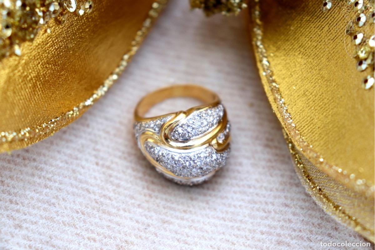 Joyeria: Anillo de oro de 19,2 quilates con diamantes - Foto 6