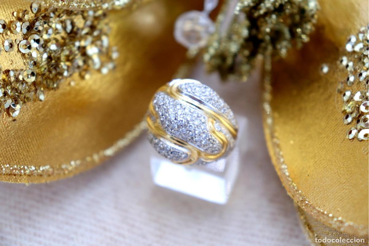 Joyeria: Anillo de oro de 19,2 quilates con diamantes - Foto 8