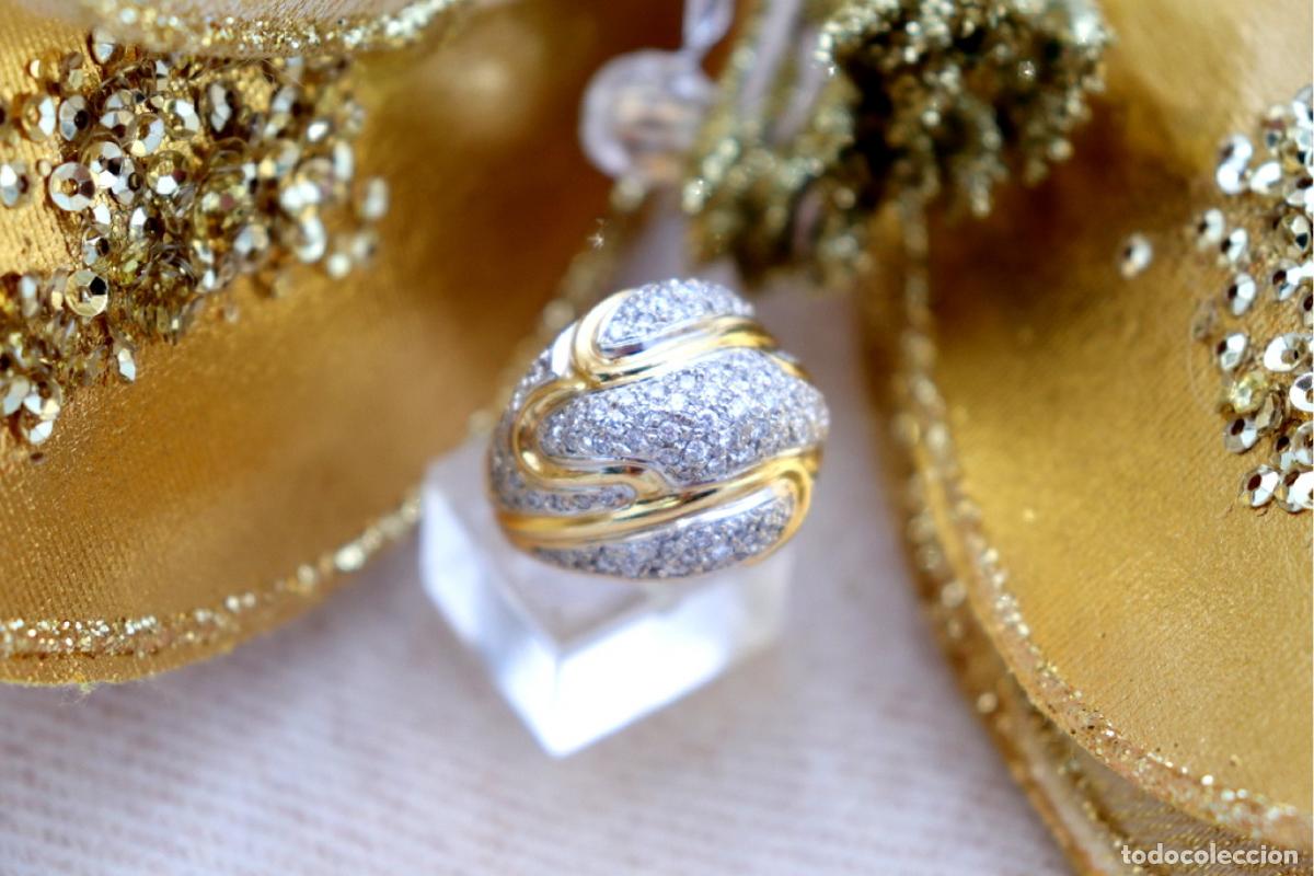 Joyeria: Anillo de oro de 19,2 quilates con diamantes