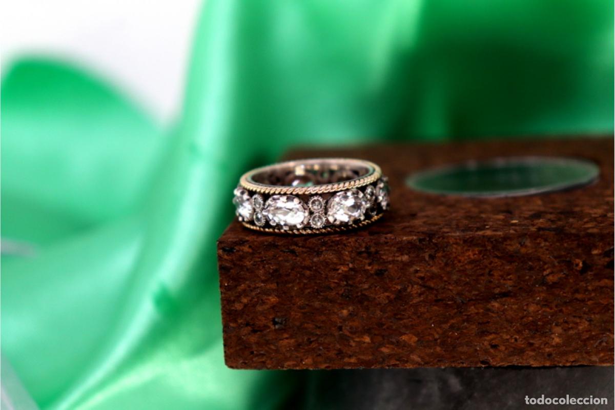 Joyeria: Anillo en oro y plata de 19,2K. - Foto 4