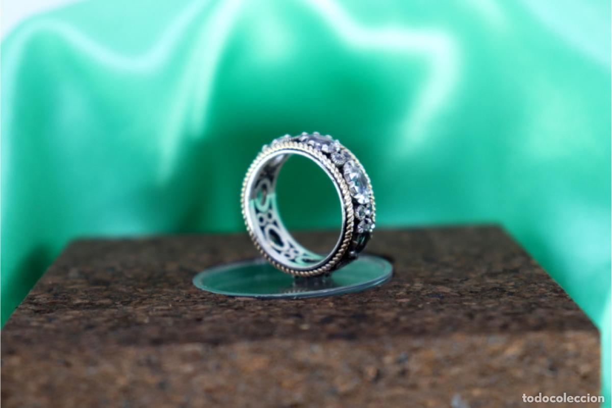 Joyeria: Anillo en oro y plata de 19,2K. - Foto 5