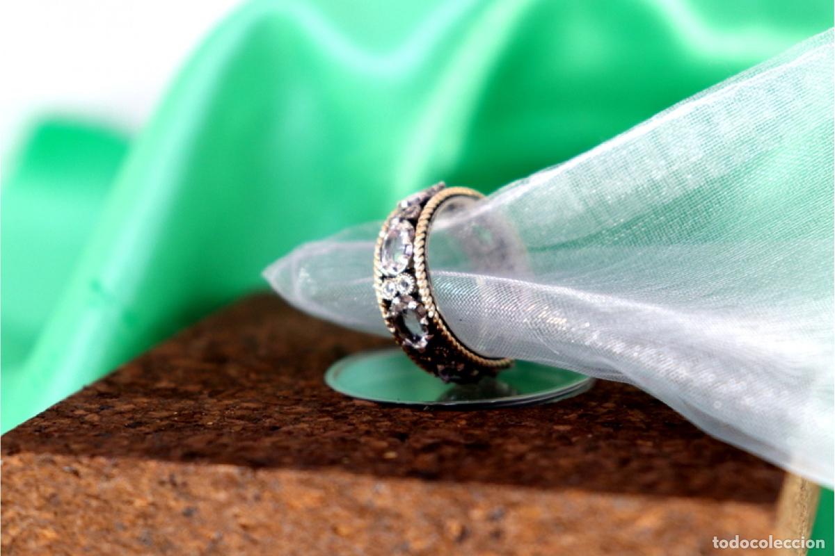Joyeria: Anillo en oro y plata de 19,2K. - Foto 6