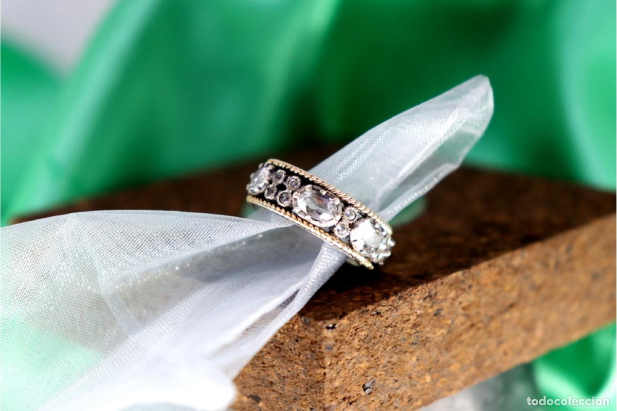 Joyeria: Anillo en oro y plata de 19,2K. - Foto 8