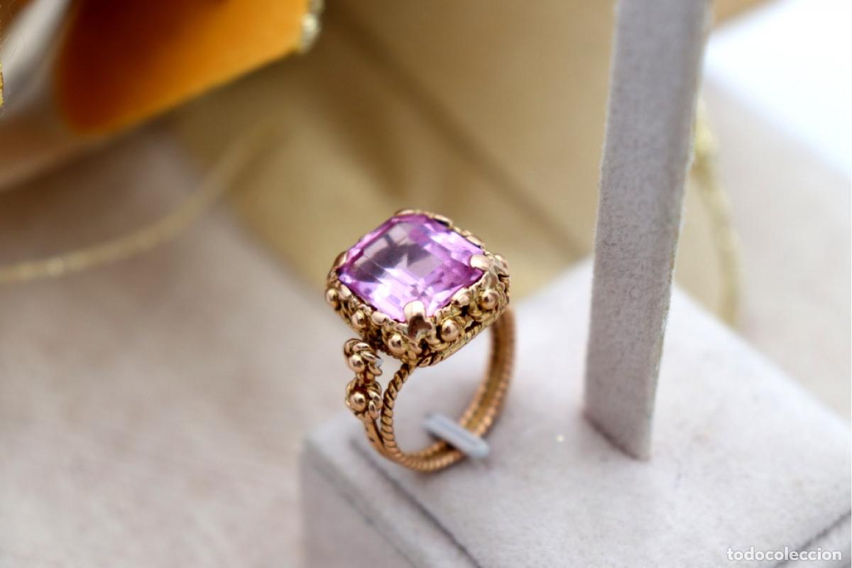 Joyeria: Anillo de oro de 19,2 quilates con rub&iacute; - Foto 2