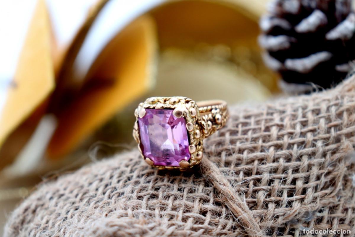 Joyeria: Anillo de oro de 19,2 quilates con rub&iacute; - Foto 3