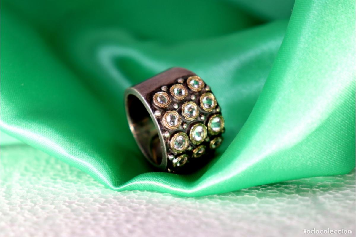 Joyeria: Anillo en oro y plata de 19,2K. - Foto 8