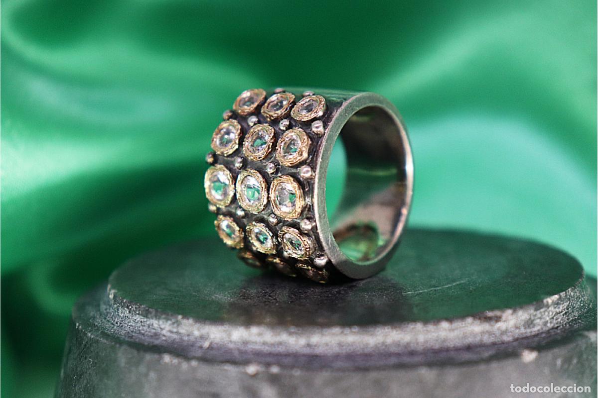 Schmuck: Anillo en oro y plata de 19,2K.