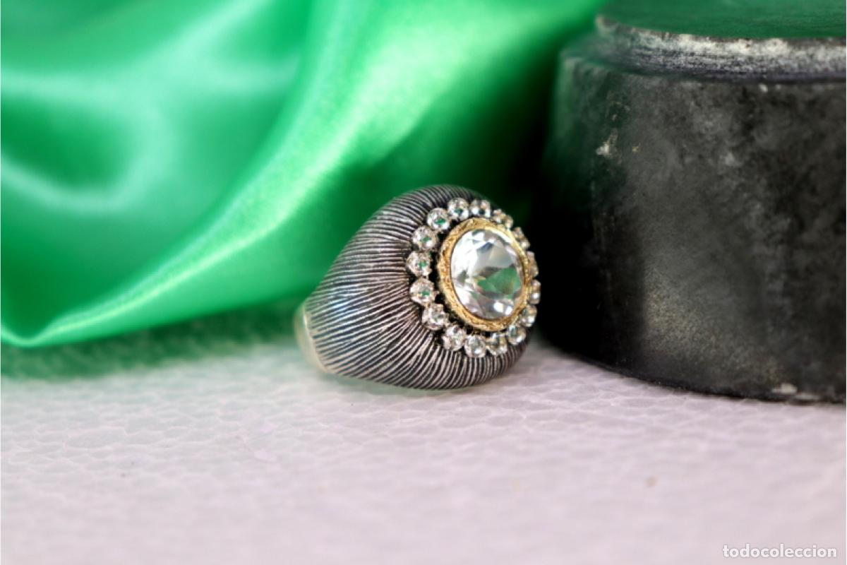 Joyeria: Anillo en oro y plata de 19,2K. - Foto 5
