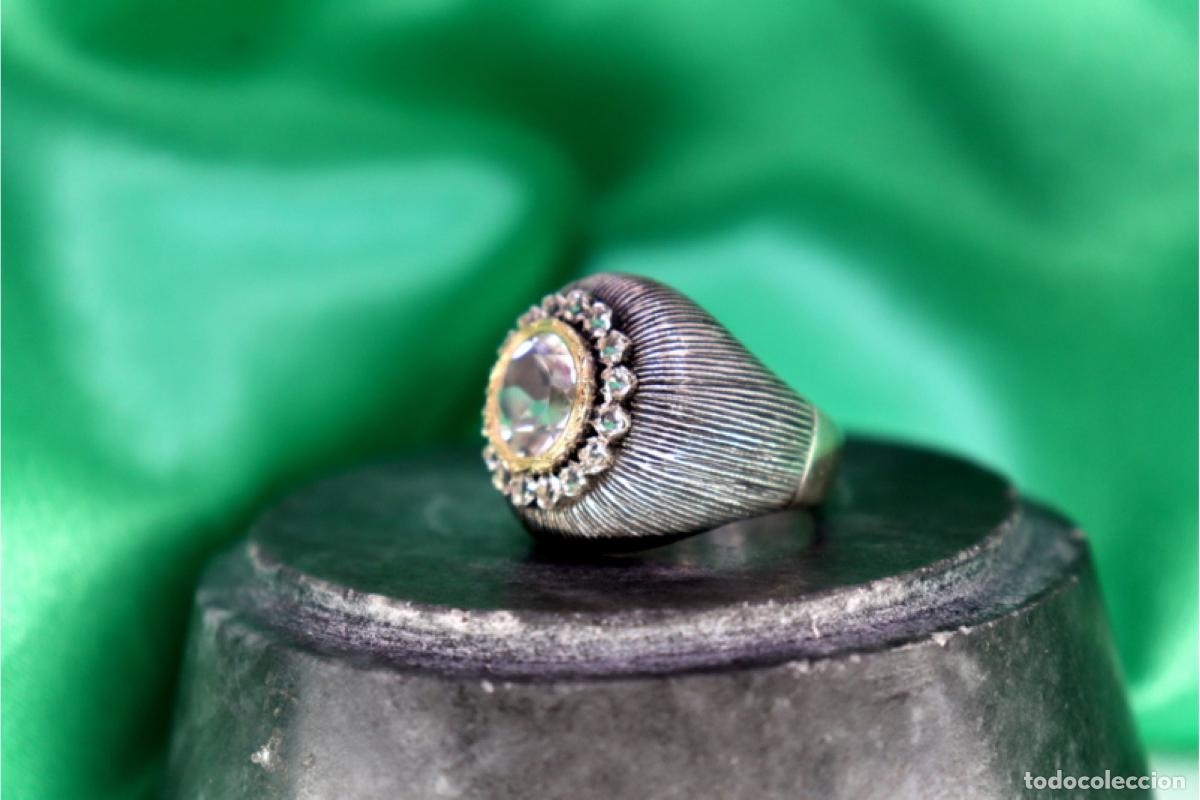 Joyeria: Anillo en oro y plata de 19,2K. - Foto 8