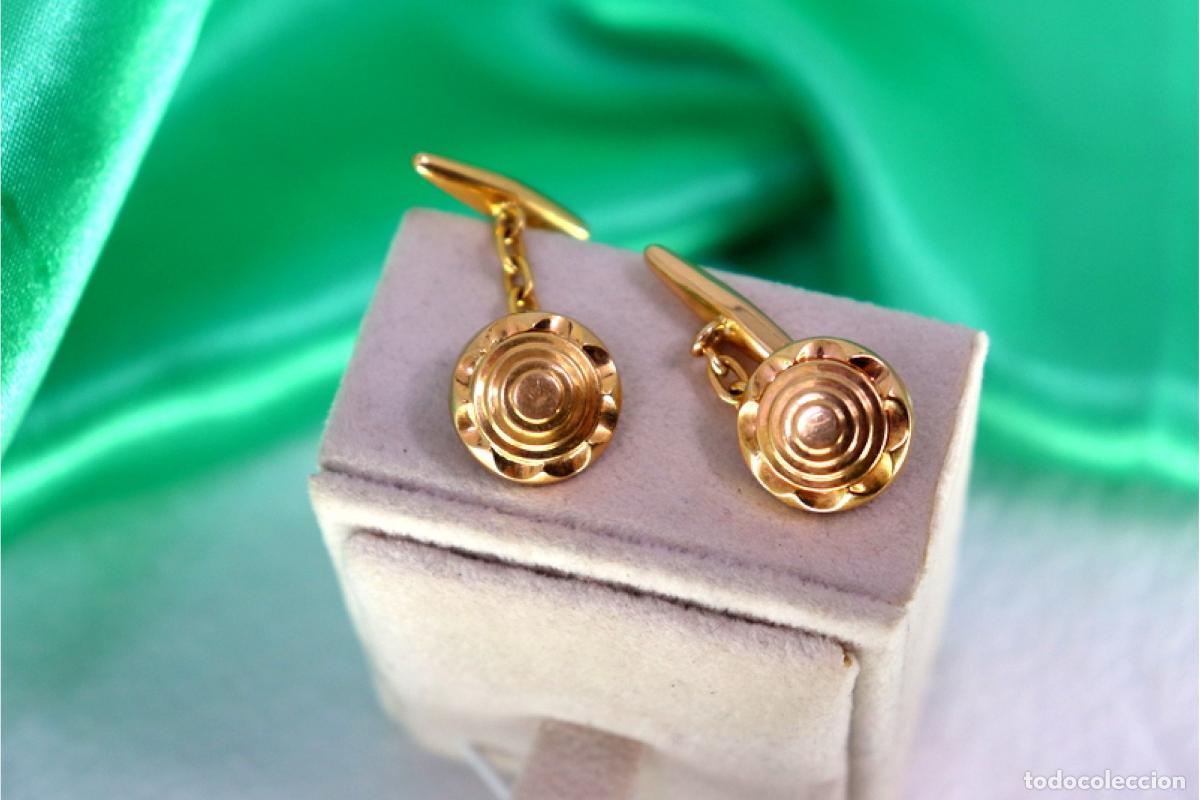 Joyeria: Gemelos de oro de 19,2 quilates - Foto 4