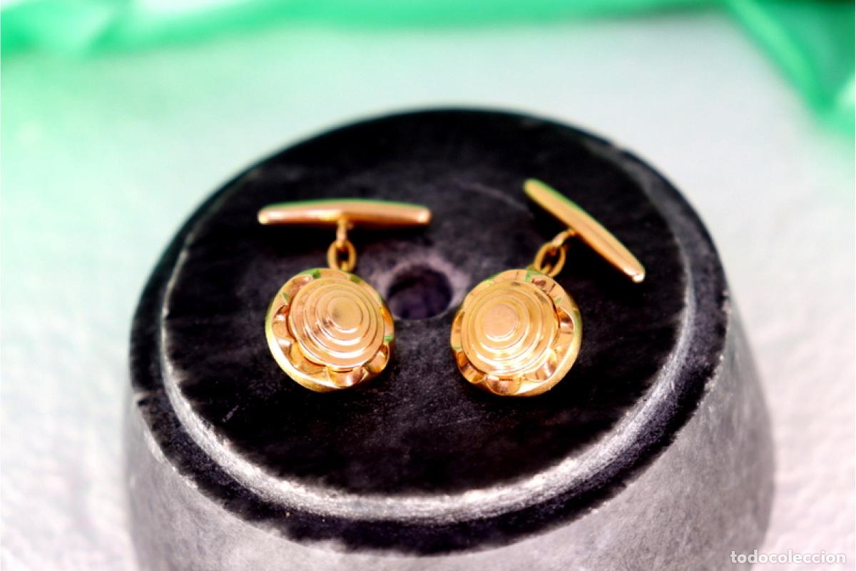 Joyeria: Gemelos de oro de 19,2 quilates - Foto 5