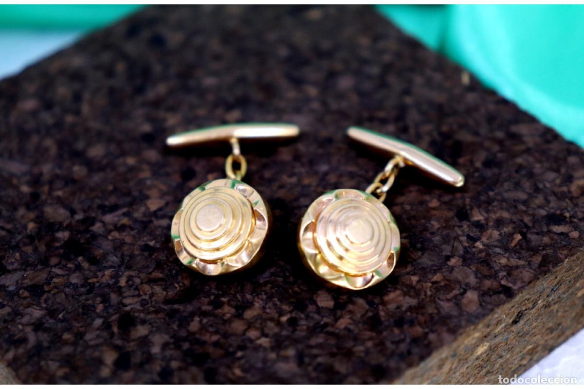 Joyeria: Gemelos de oro de 19,2 quilates