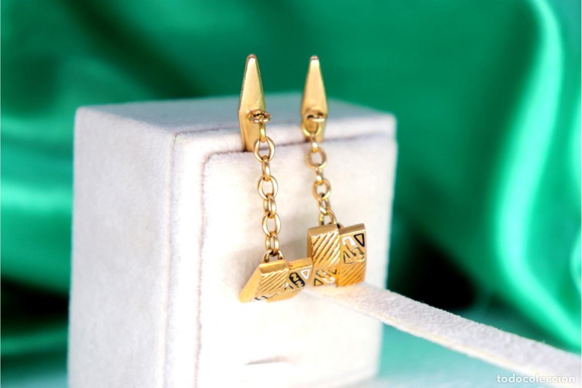 Joyeria: Gemelos de oro de 19,2 quilates - Foto 4