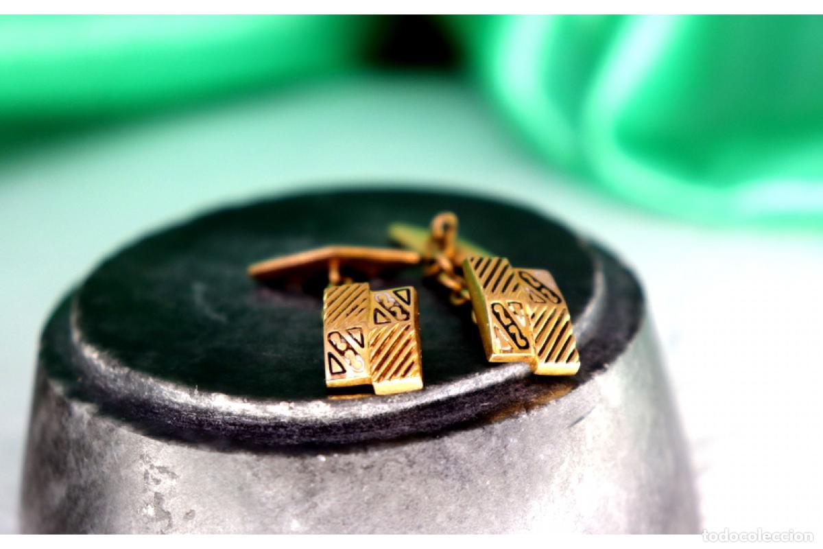Joyeria: Gemelos de oro de 19,2 quilates - Foto 5
